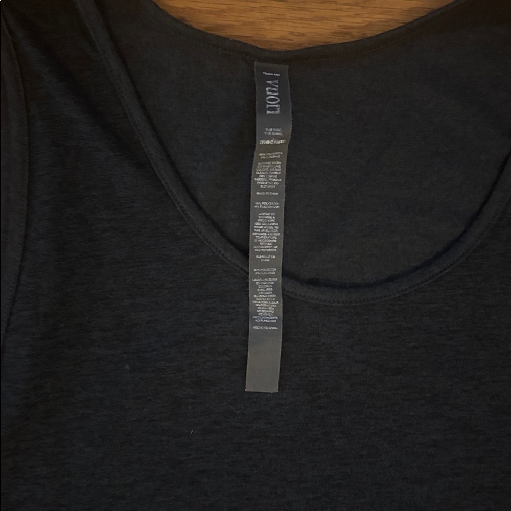 Vuori mens dark grey Tank Top - Classic Sleeveless tank - Picture 4 of 6